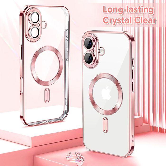 Coque de protection - BOOLING - iPhone 17 - Transparente - Anneau Magnétique - Antichoc