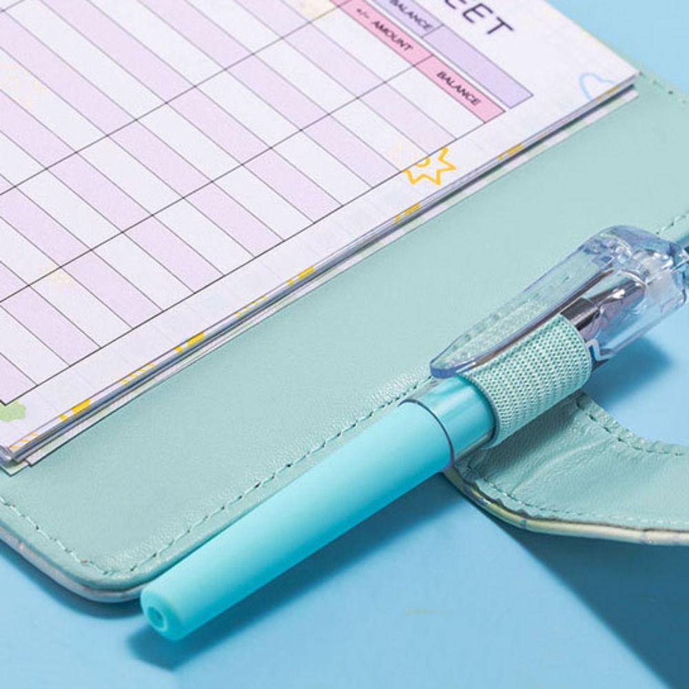 A7 Money Savings Challenges PU Leather Budget Planner Notebook Money Saving