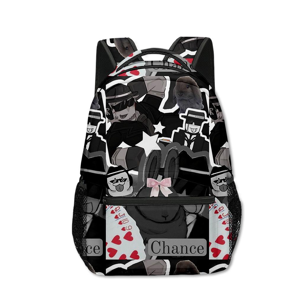 Cartoon Kpop Youthful Harajuku School Bags Unisex Gubby Plush Travel Bags 3D Print Oxford Waterproof Notebook Shoulder Backpacks