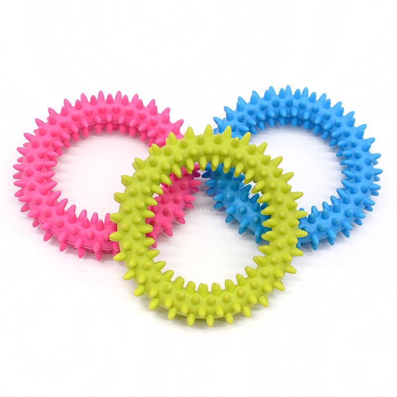 

Прочная интерактивная пищащая игрушка для собак для чистки зубов - Подходит для маленьких, средних и крупных собак