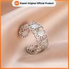 Skyrim Women Sunflower Open Rings Stainless Steel Adjustable Finger Ring Fashion Jewelry Wedding Party Gifts Wholesale