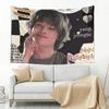 ZLIENSZUS Large Korean Style Wall Hanging Tapestry Modern Soft Textured Decor For Cafe Studio Lounge Bedroom Sofa