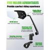 RBRL Wide Angle Bike Mirror Handlebar Ultra Clear Left Right Rearview mirror with Extended Mirror Arm for Electric Scooter