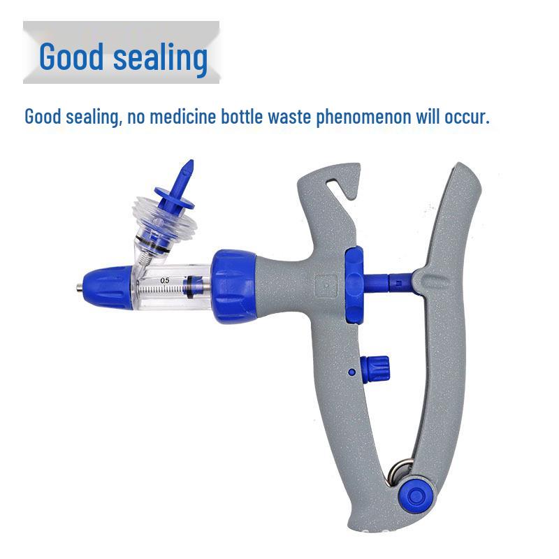 Veterinary Syringe for Continuous Vaccine Injection In Pigs, Cattle, Sheep, Poultry