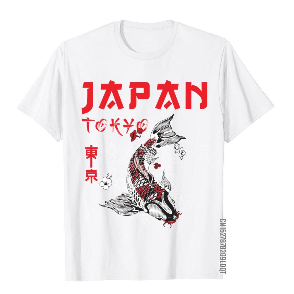 Japanese Fuji Dragon Yakuza Tokyo Koi Fish Customized Tops T Shirt For Men Cotton T Shirts Slim Fit Brand