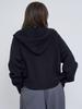 Cohen Sweat-Like Knit Zip Hoodie 76376000011 0970 BLACK(09) L