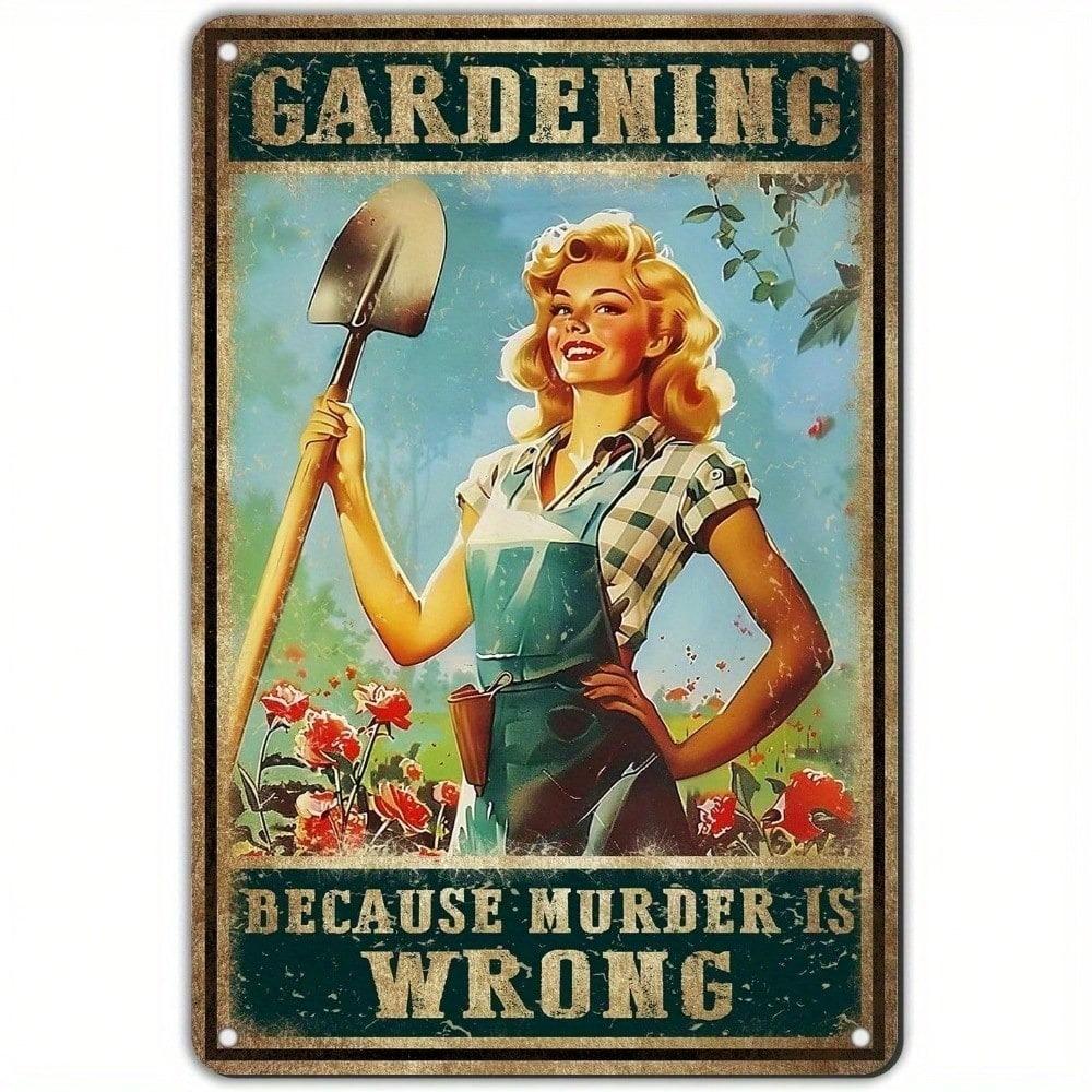 Vintage Tin Sign Retro Metal Plaque Home Wall Decor