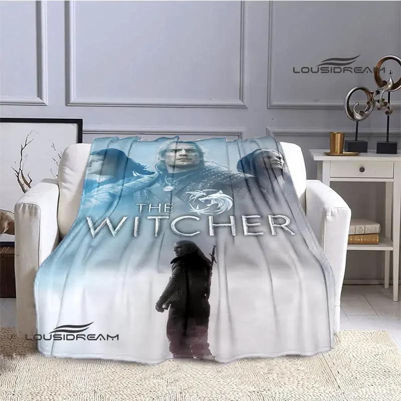 W-Witcher game Printing blanket Flange Warm blanket picnic blanket Home travel blanket bed linings Birthday Gift picnic blanket
