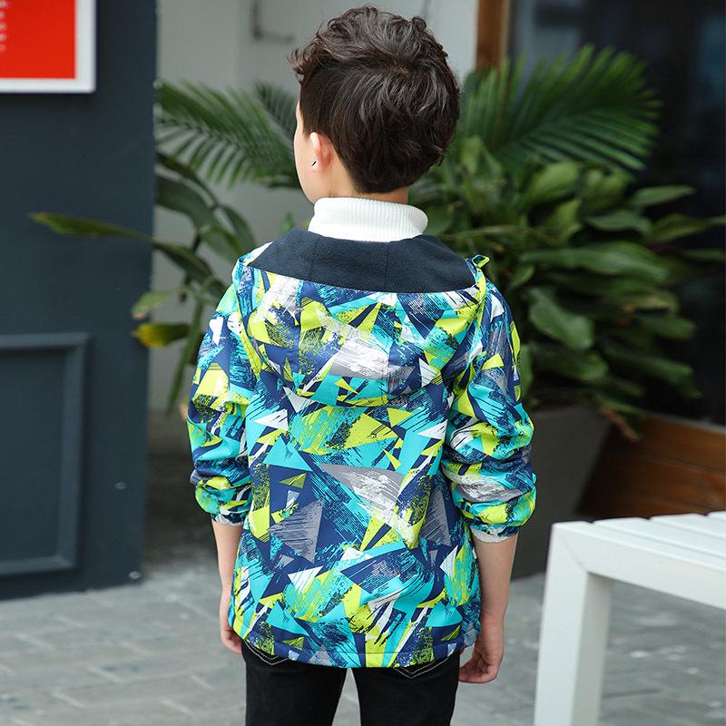Children's Windproof Jacket for Outdoor Activities (Ages 6-14) - Autumn/Winter Activewear Coat