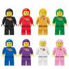 Jucării Figurine Astronaut Retro Roșu Albastru Negru Roz Blocuri de Construcție Mici pentru Copii