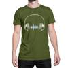Mens Music T-Shirt Mens Womens Tees Top HEADPHONES EQUALISER DJ Electronic Rock Rave Dance
