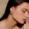 Goldene Friedentaube Vogel Ohrstecker mit 925er Silbernadel – Retro, Vielseitig & Luxuriöses Design für Damen