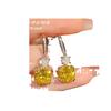 Luxurious Kunzite Bird's Nest Earrings with Goose Yellow High Carbon Diamond Hooks for Women