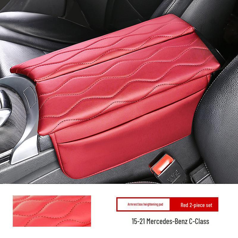 Mercedes Armrest Box Protective Pad Cover for E300, LC2600L, and GLC300L Decoration.