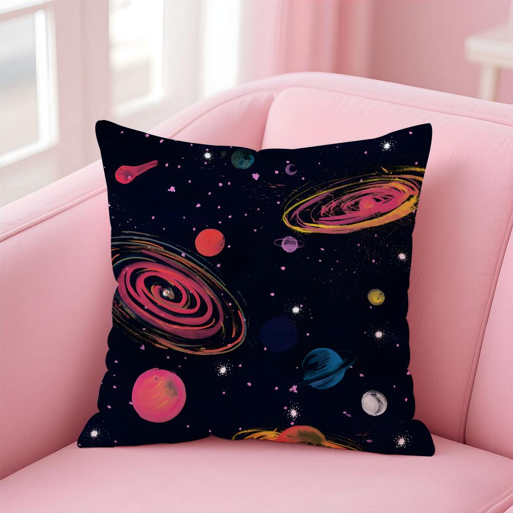 Uuniverse Cushion Cover Linen Pillowcase Cover Soft Decor for Sofa Home Room