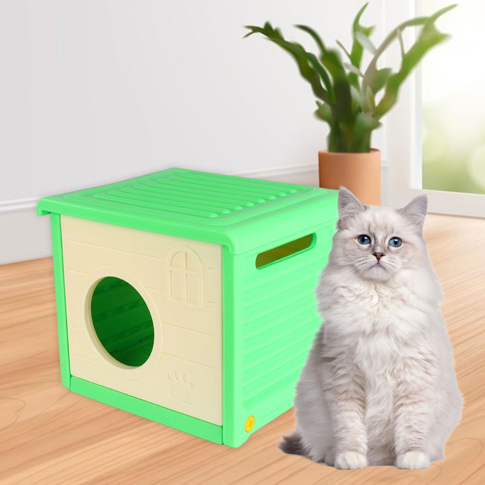 

Outdoor Cat House Pet Supplies Removable Kennel for Hamster Indoor Outdoor бежевый