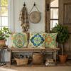 1/4pcs Bohemian Vintage Floral Mandala Throw Pillow Covers  Boho Decorative Cushion Cases for Home Sofa Bedroom Cushion Cover