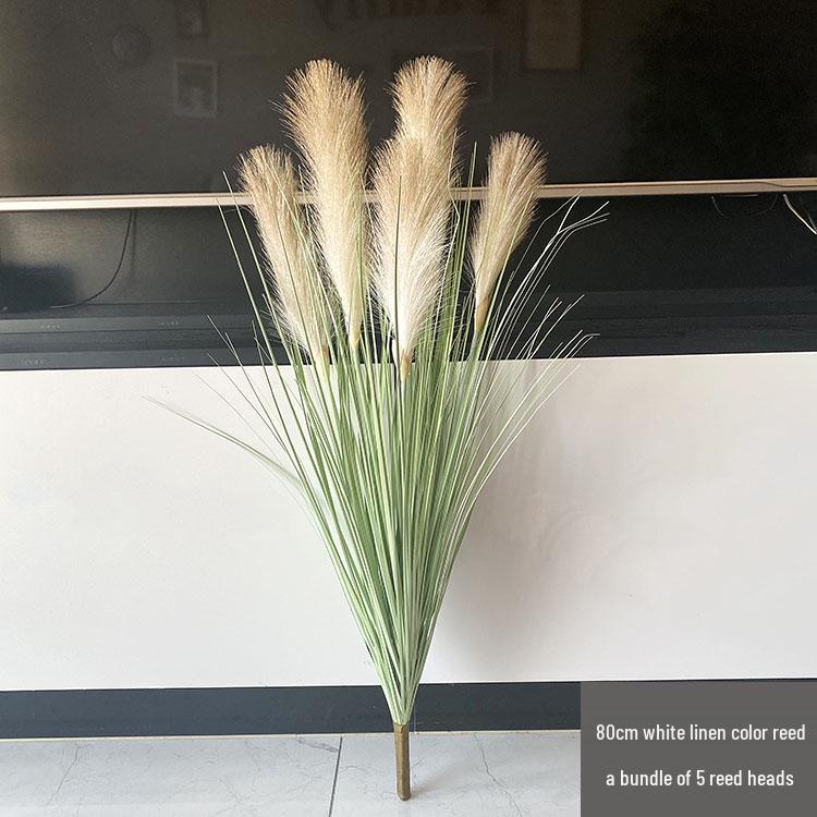 Nordic Reed & Foxtail Grass Artificial Office Plants Window Decor 