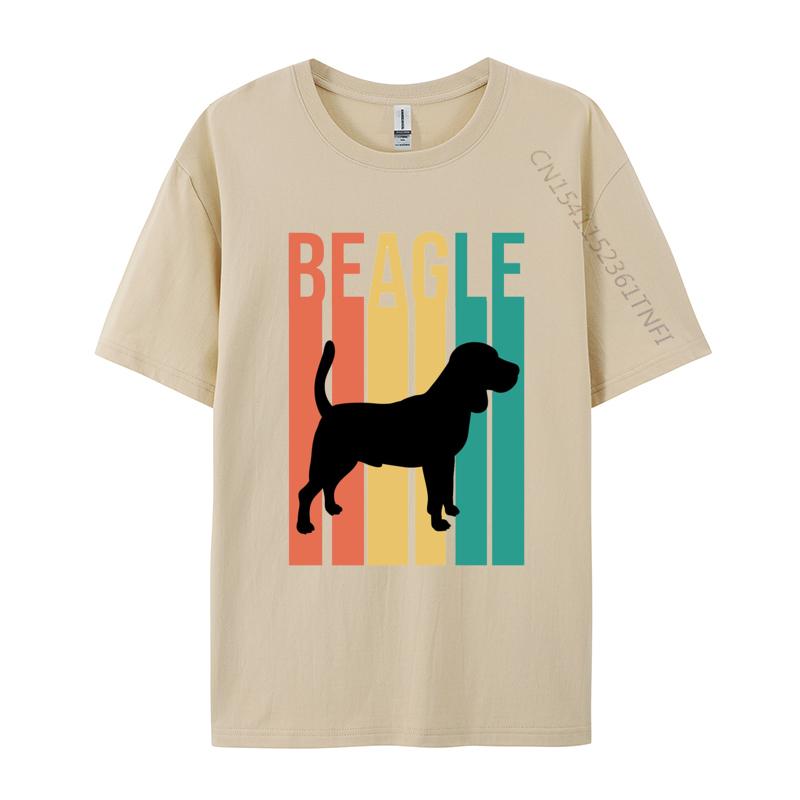 Beagle T Shirt Funny Dog Lover Shirt For Men Casual On Sale Cotton Tops Shirts Dog Silhouette Camisa for Men