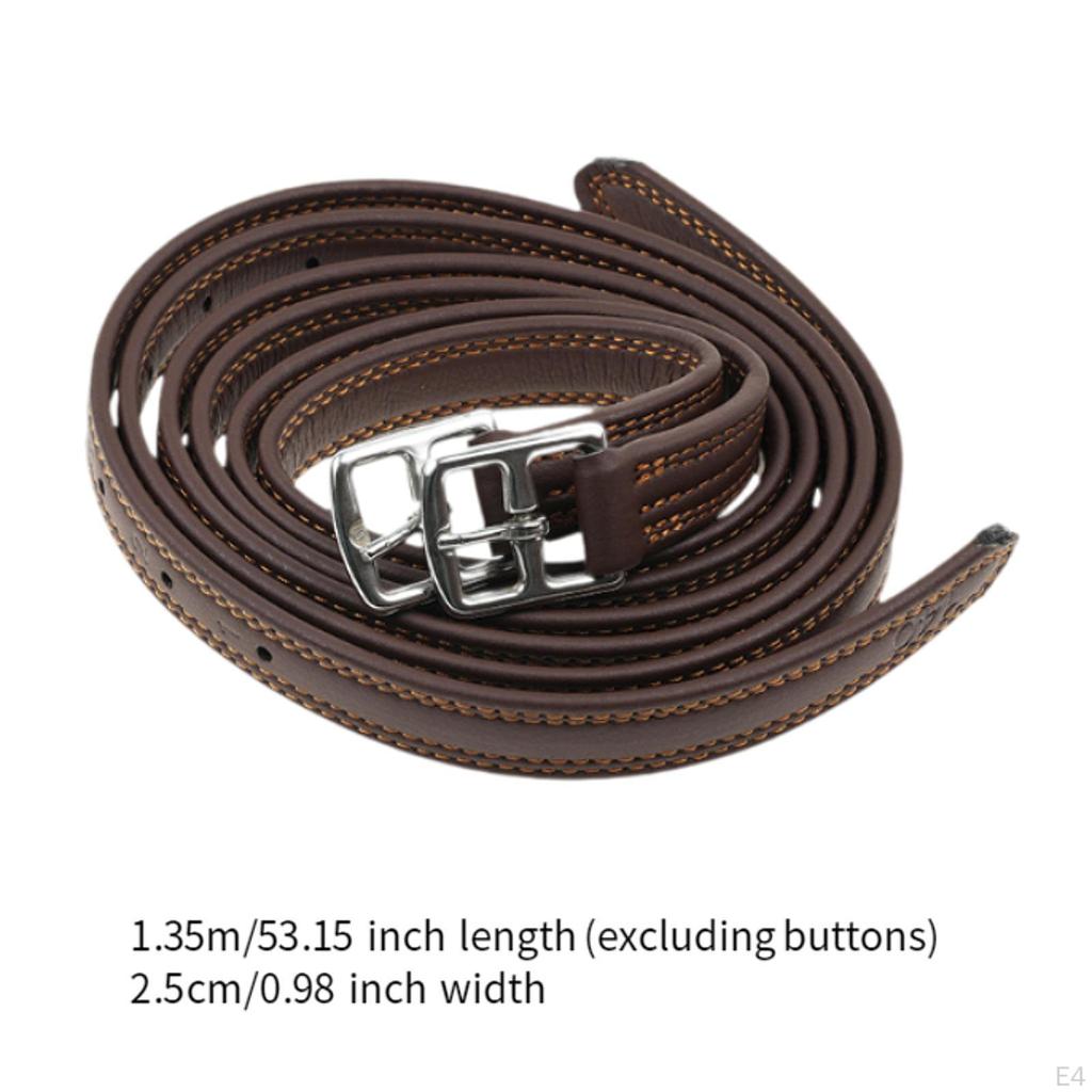 2 kusy anglických třmenů jezdecké vybavení s přezkami z nerezové oceli