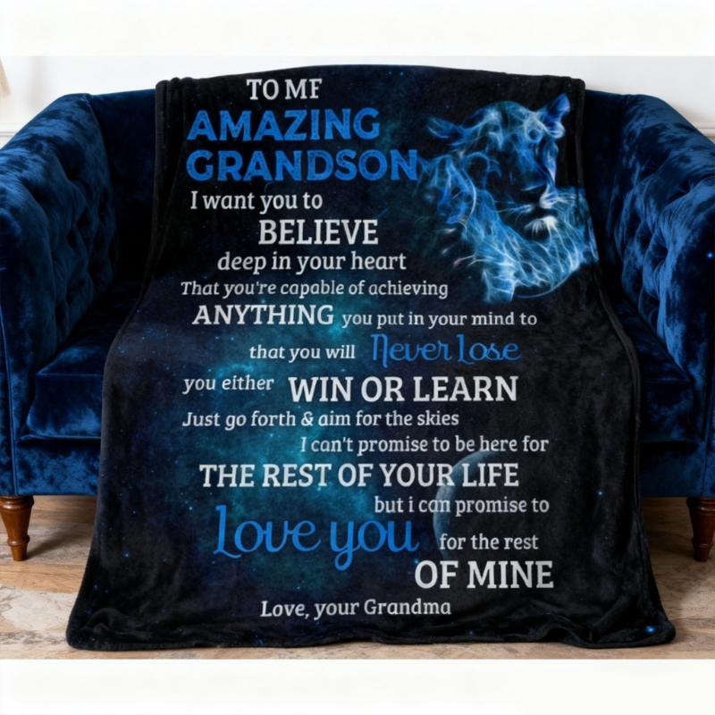 Portable Birthday Girls Blanket Lightweight Polyester Blanket Bed Decors For Travel Camping And Outdoor Activity