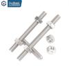 GUWANJI 304 Stainless Steel Threaded Rod & Hex Nut Kit