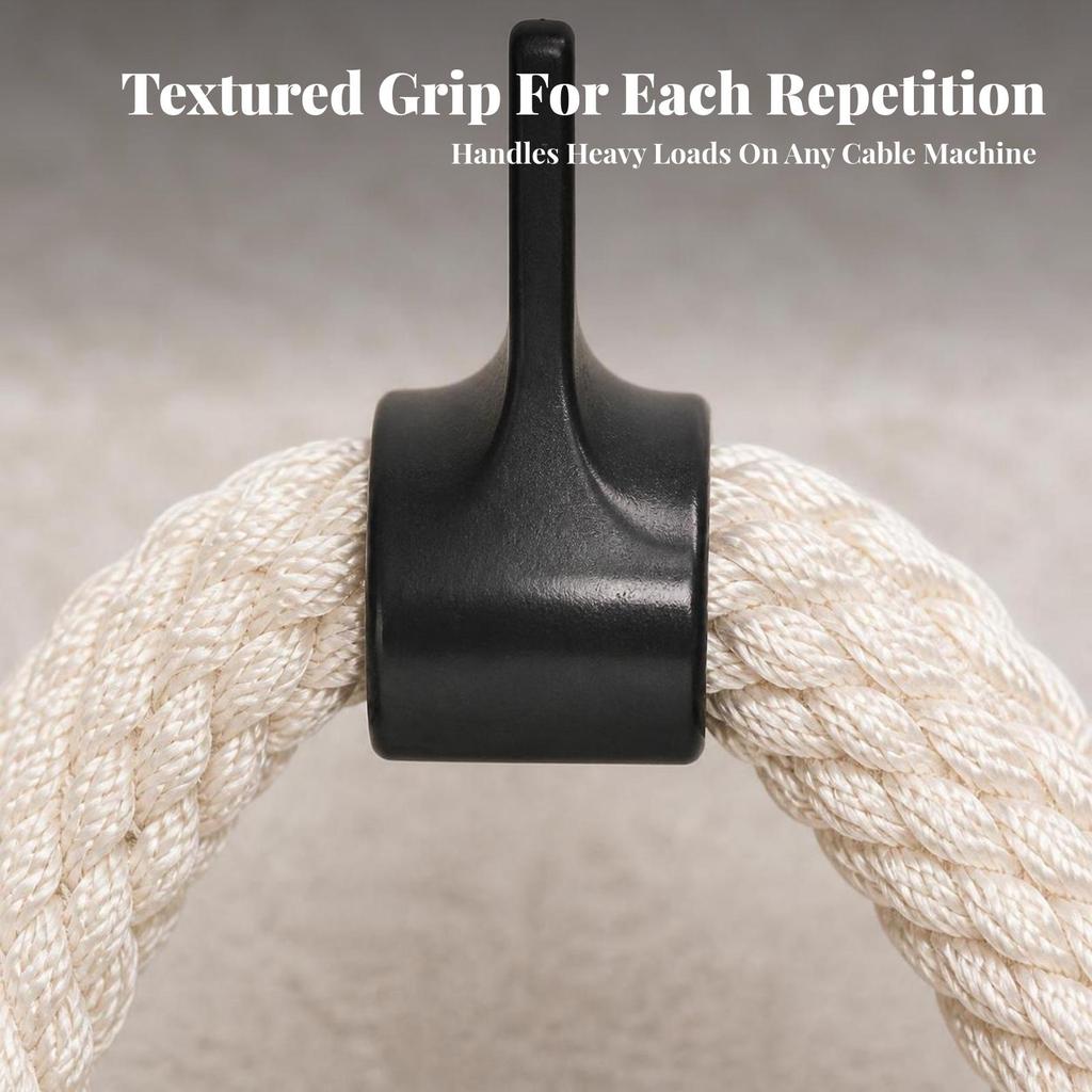 Tricep Pulldown Rope Easy-Grip Versatile for Upper-Body Workouts