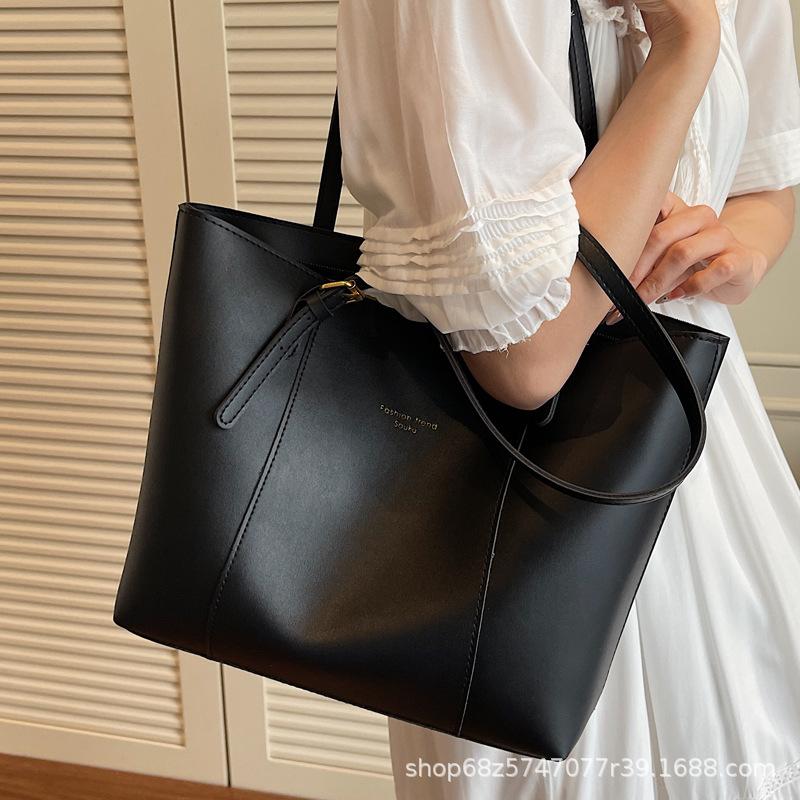 High-end commuting large-capacity bag 2025 new women's bag fashionable versatile shoulder bag summer popular tote bag