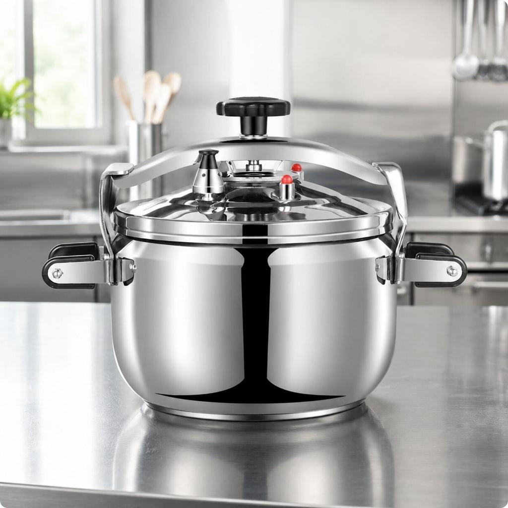 304 Stainless Steel Pressure Cooker Non-Electric with Locking