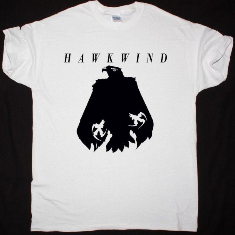 Hawkwind Eagle White T-Shirt Space Rock Band Tee S