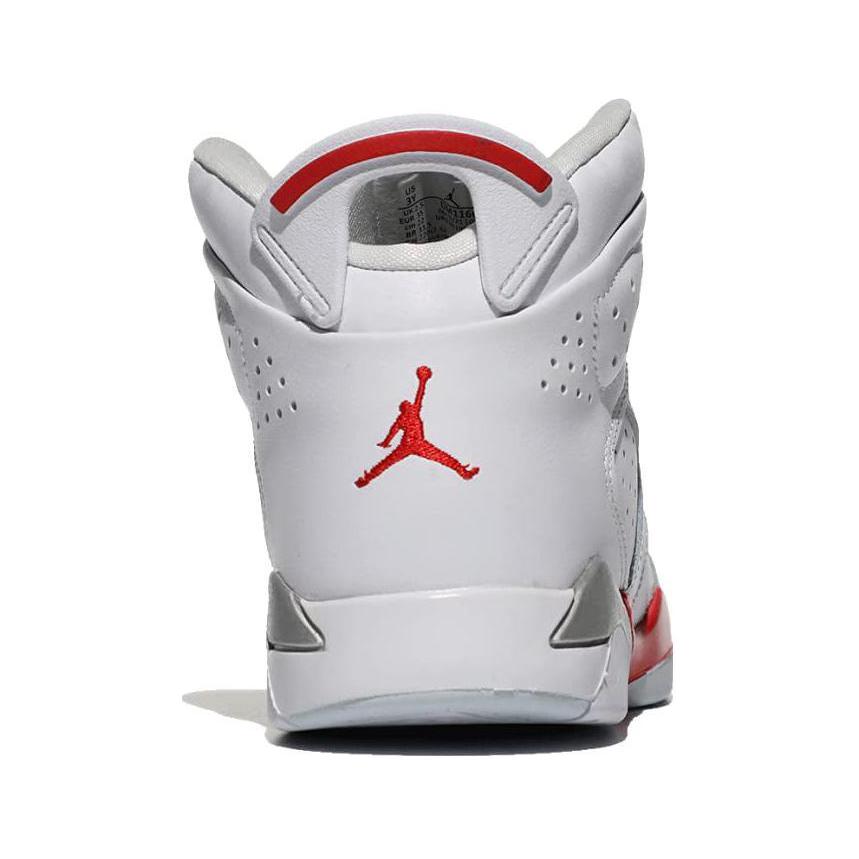 Air Jordan 6-17-23 PS White Fire Red Kids Basketball Shoes DM1160-106