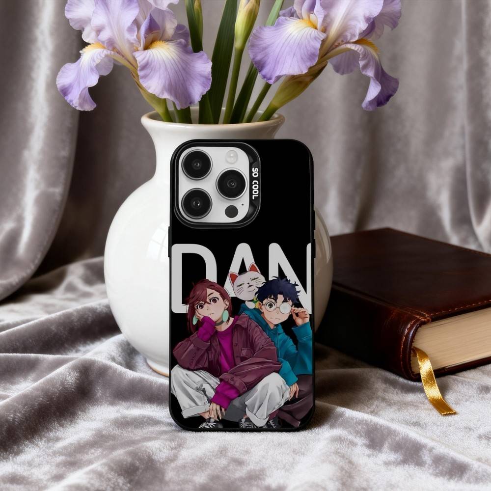 Web Manga D-DAN DA-A DAN-N Phone Case For iPhone17,16,15,14,13,12,11 Plus,Pro Max Black Candy Silver Plated Cover iPhone12PROMAX