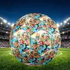 One Piece Print Size 5 Soccer Ball, PU Wear Resistant Football for Match Training and Daily Practice, Birthday Gift for Soccer Fans