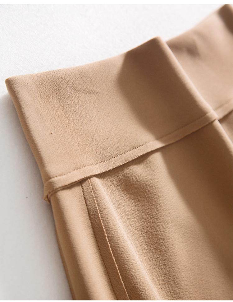 Women's High Waist Slim Fit Fishtail Slit Skirt