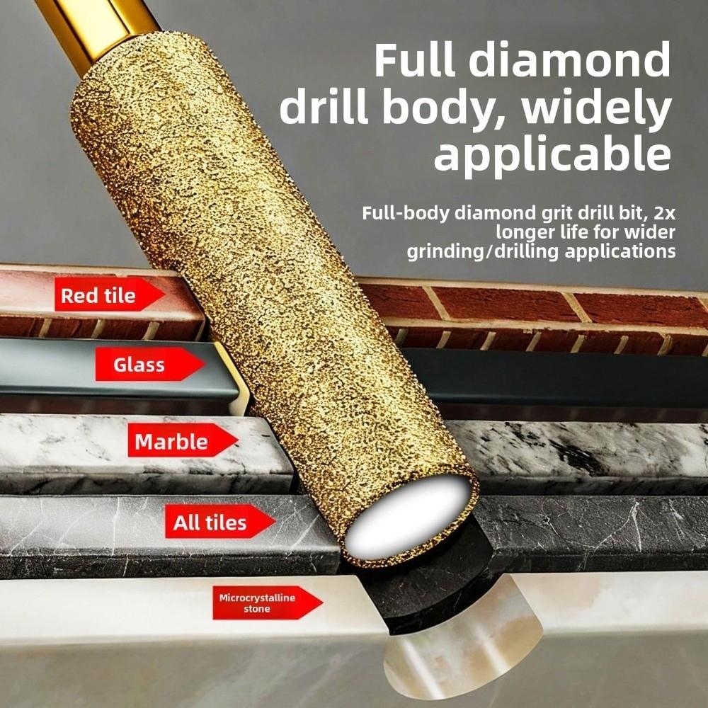 Multifunctional Dry Ceramic Tile Diamond Drill Bit Portable Hole Openers for Drilling and Grinding
