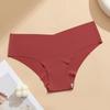 European and American ice silk seamless underwear women's breathable sports sexy pure cotton crotch quick-drying light women's briefs