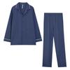 Hongdou Men's Pure Cotton Antibacterial Mite-Resistant Couple's Wearable Cardigan Pajama Set