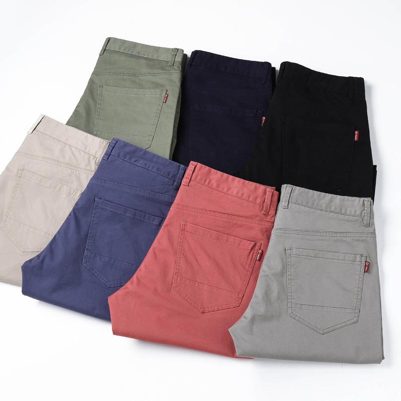 Spring And Summer Men'S Casual Shorts With Micro Elasticity And Versatile Men'S Five Quarter Pants