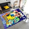 Cute Pokémon Pattern Carpet - Slip-resistant Kitchen and Outdoor Carpet, Home and Bedroom Decoration Items, Birthday Gift