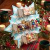 Santa Claus Storage Rack Xmas Tree Dim Sum Display Tray Festival Desktop Ornament  Christmas Party