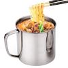 2018 Hot New Newest Sale Useful Coffee Tea Cup Handle Lightweight Cup Drinking Silver Portable Stainless Steel