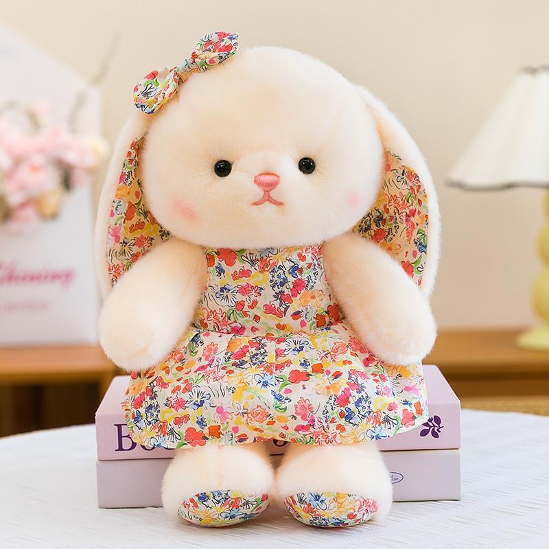 Soft Bunny Plush Doll With Long Ears For Kids Room Decoration And Comfort