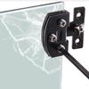 Glass Door Hinge Frameless Shower Door Hinges Stainless Steel Door Hardware Hinges for Glass Doors Display Wine Cabinets