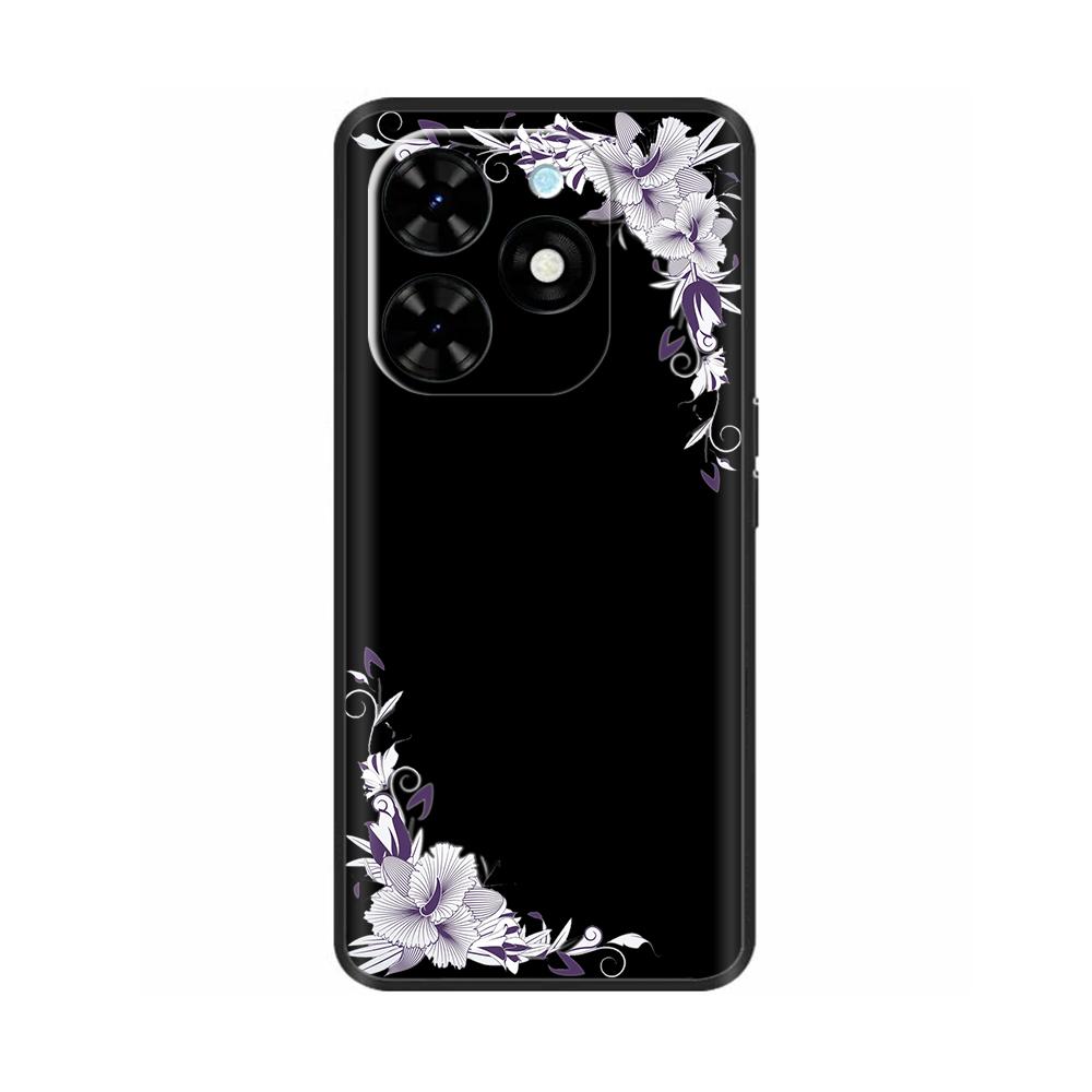 For Tecno Spark 20 Pro Case Soft Black Silicone Phone Case For Tecno Spark 20C Coque Spark20 Spark 20 Pro Bumper Cover Fundas