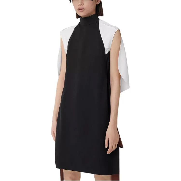 Burberry funnel-neck silk bib dress (Unisex) Camisoles 80544391