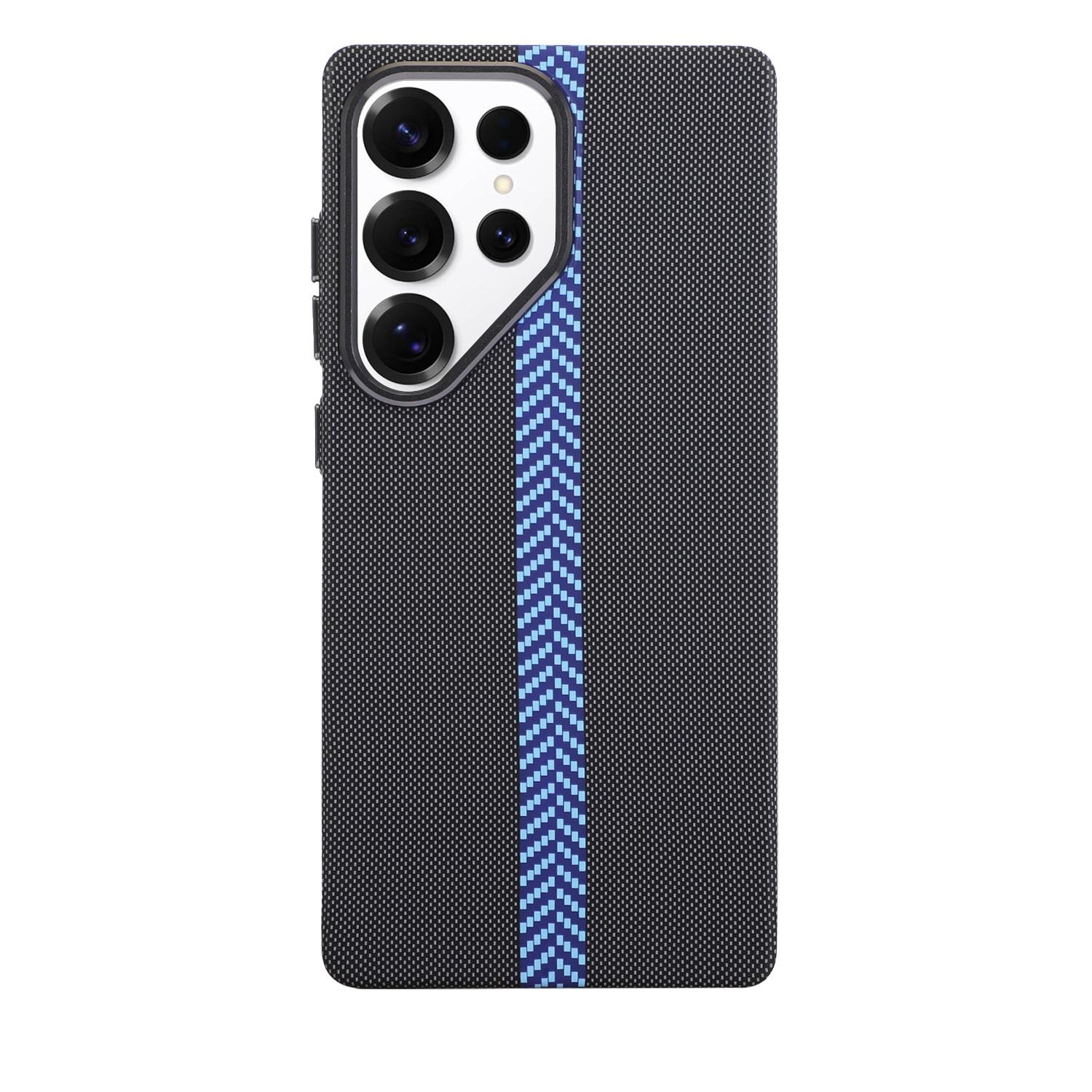 

Carbon Fiber Aramid Style for Magsafe Case for Samsung Galaxy S26 Ultra S23 S24 S25 Plus Magnetic Shockproof Back Cover J0033 Galaxy S26 Ultra