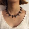 Hip Hop Bulletpunk Gothic Rivet Necklace for Party Occasions, All-Season Accessory Men and Women Jewelry