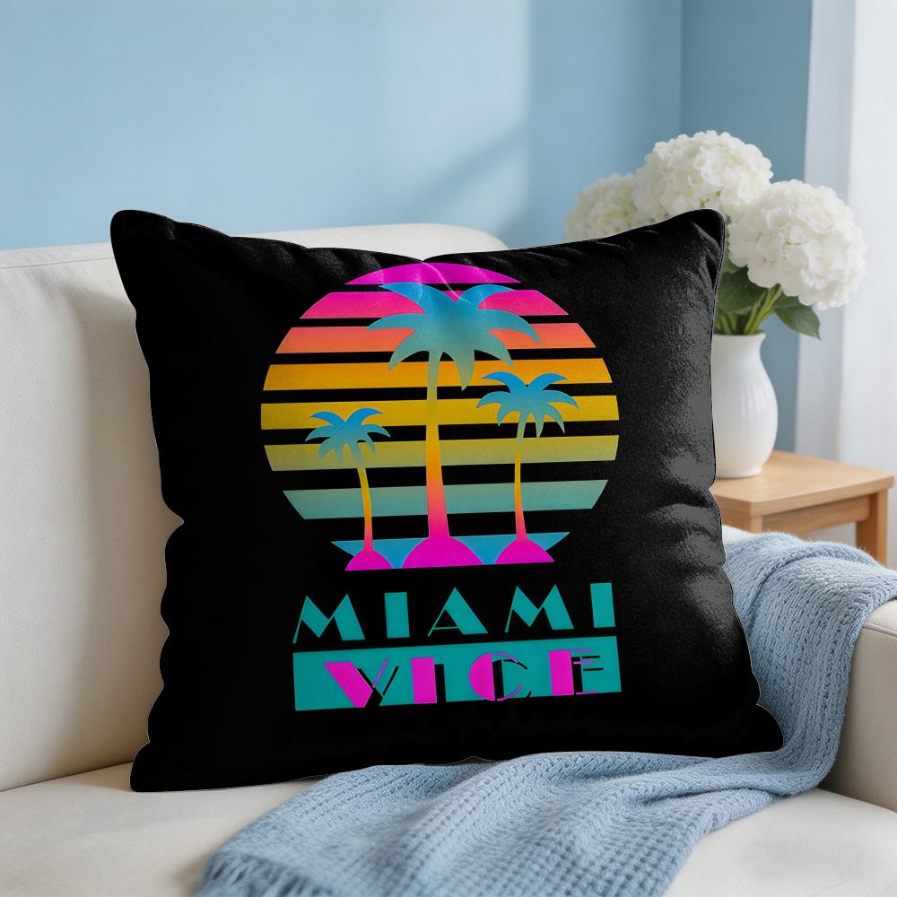 MMiami Vice Movie Cool Cushion Cover Square Pillow Bedroom Sofa Leisure Comfort Living Room Home Decoration X