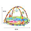 Multifunkční posilovací rám Kulatá hrací a lezecí podložka 0-12 měsíců Dětská puzzle hra Deka Zábavný chrastící přívěsek Dárek pro dítě