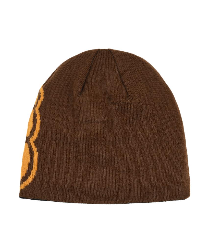 Ialeseuko Reversible Knit Beanie_Brown
